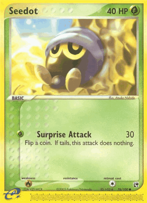 Seedot #76 from Sandstorm - Common - Illustrated by Atsuko Nishida