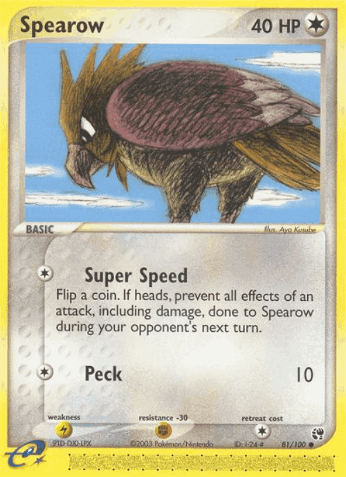 Spearow 81, Sandstorm