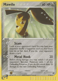 Mawile Pokémon TCG card art