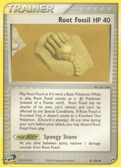 Root Fossil #92 from Sandstorm - Common - Illustrated by Ryo Ueda