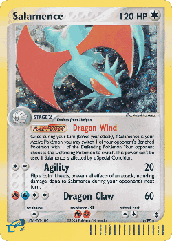 Salamence Pokémon TCG card art