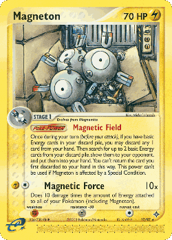 Magneton Pokémon TCG card art