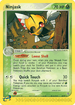 Ninjask Pokémon TCG card art