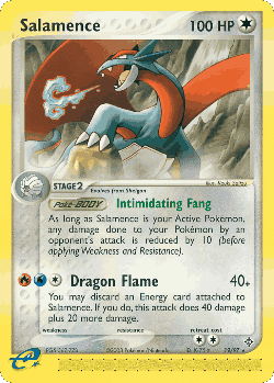 Salamence Pokémon TCG card art