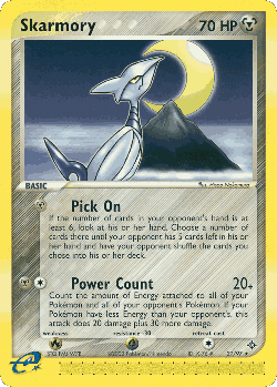 Skarmory Pokémon TCG card art
