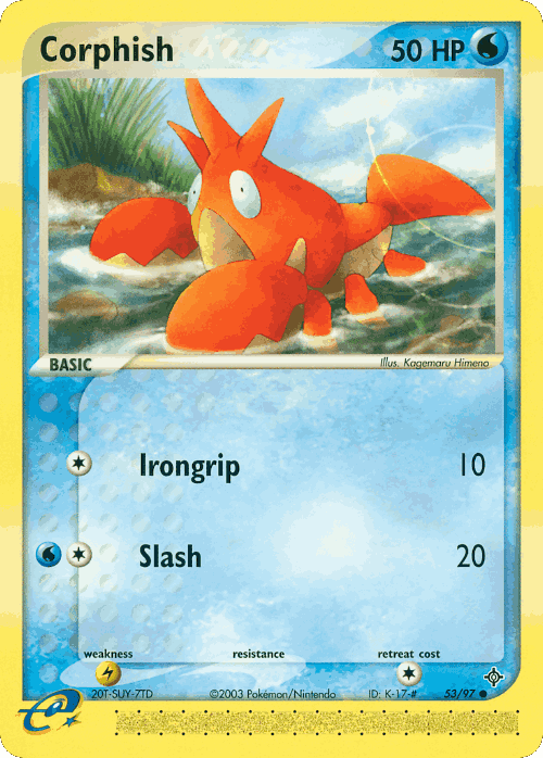 Corphish 53, Dragon