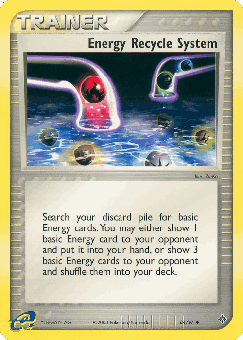 Energy Recycle System 84, Dragon