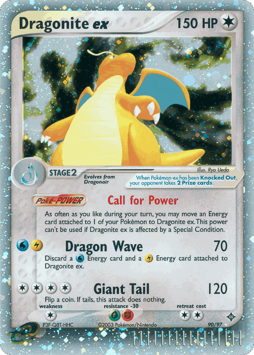 Dragonite ex 90, Dragon