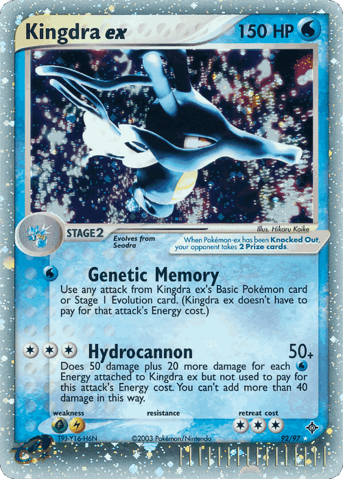 Kingdra ex 92, Dragon
