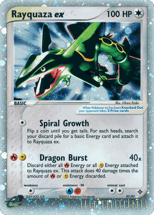 Rayquaza ex 97, Dragon