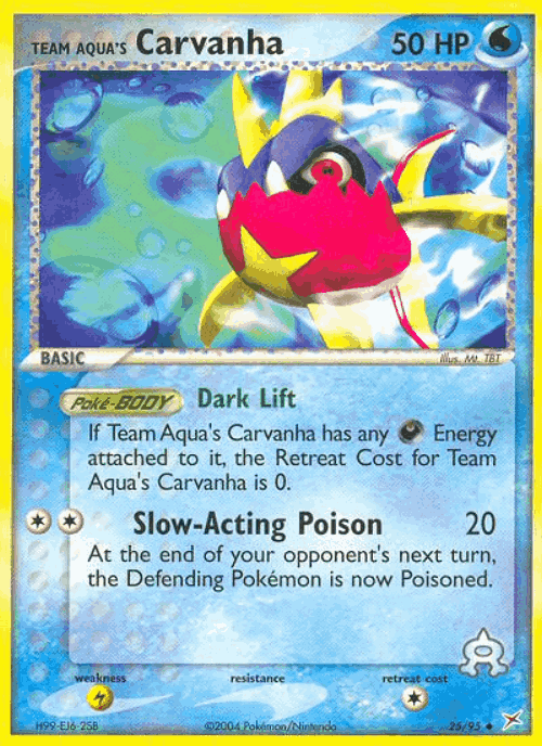 Team Aqua's Carvanha 25, Team Magma vs Team Aqua