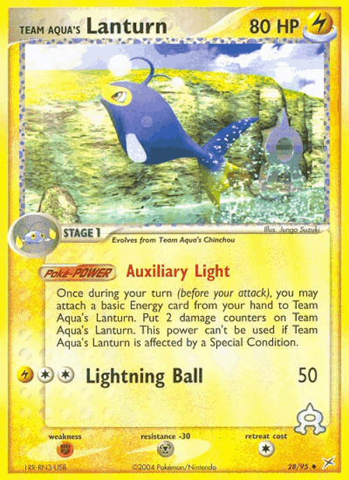 Team Aqua's Lanturn 28, Team Magma vs Team Aqua