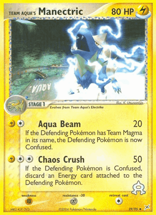 Team Aqua's Manectric 29, Team Magma vs Team Aqua