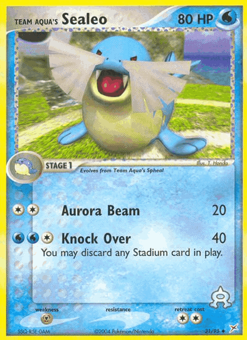 Team Aqua's Sealeo 31, Team Magma vs Team Aqua