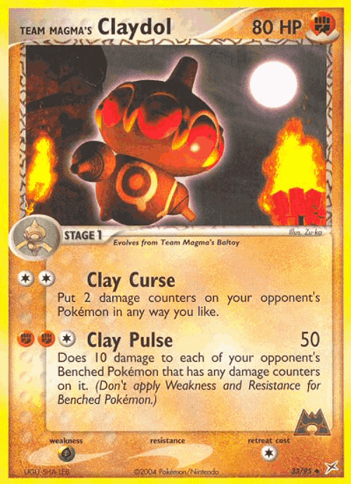 Team Magma's Claydol 33, Team Magma vs Team Aqua