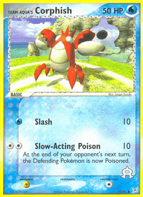 Team Aqua's Corphish 51, Team Magma vs Team Aqua
