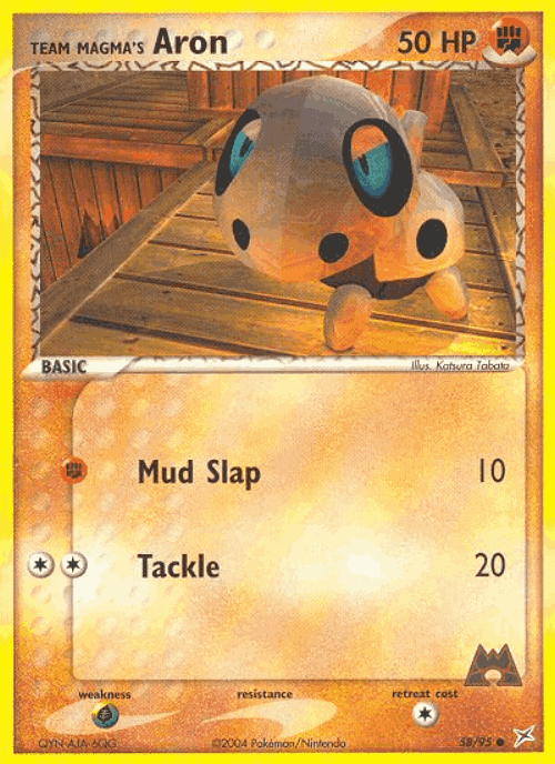 Team Magma's Aron 58, Team Magma vs Team Aqua