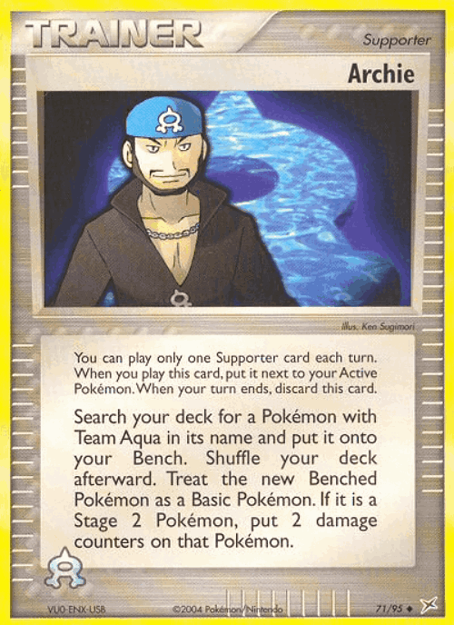 Archie 71, Team Magma vs Team Aqua