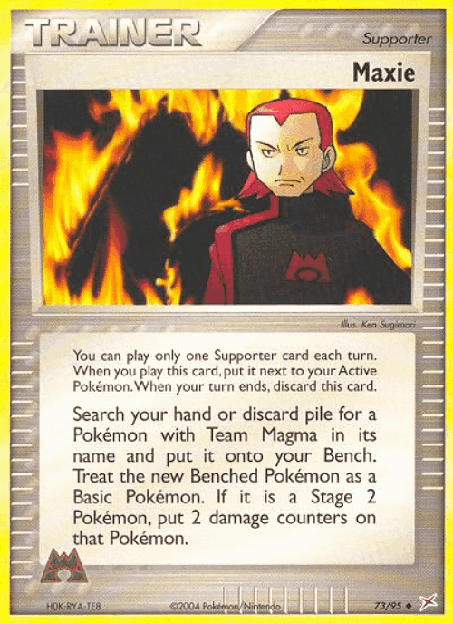 Maxie 73, Team Magma vs Team Aqua
