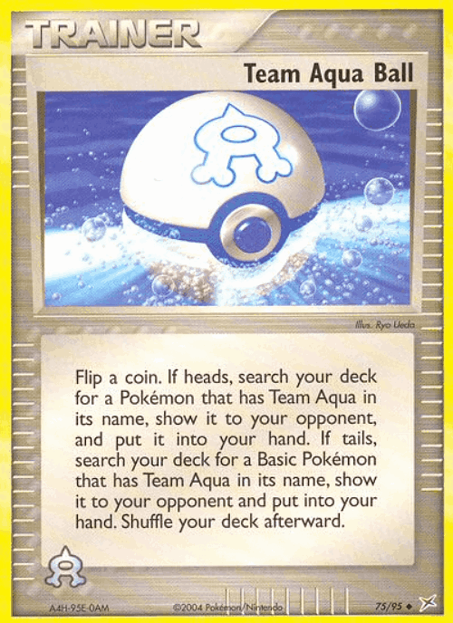 Team Aqua Ball 75, Team Magma vs Team Aqua