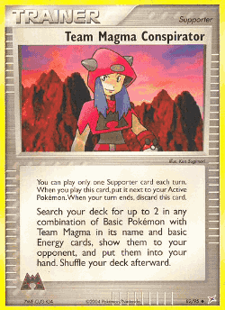Team Magma Conspirator 82, Team Magma vs Team Aqua