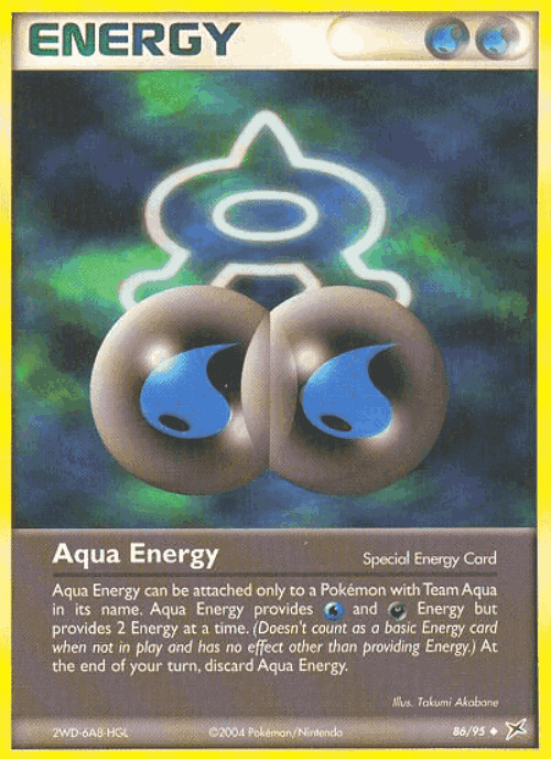 Aqua Energy #86 from Team Magma vs Team Aqua - Uncommon - Illustrated by Takumi Akabane