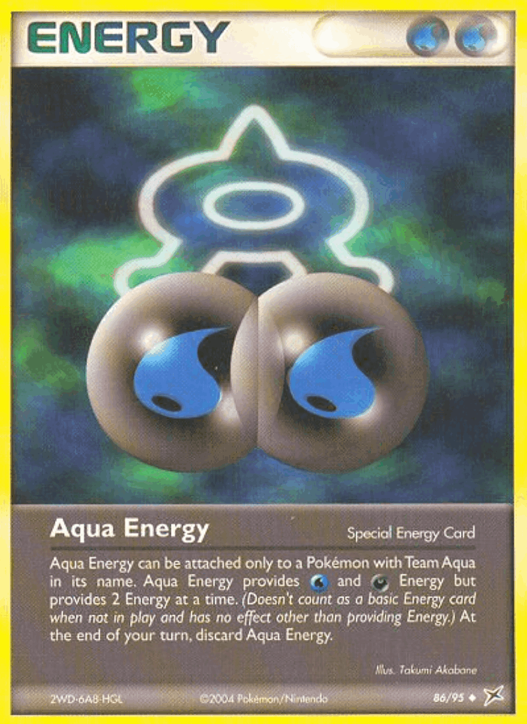 Aqua Energy #86 from Team Magma vs Team Aqua - Uncommon - Illustrated by Takumi Akabane