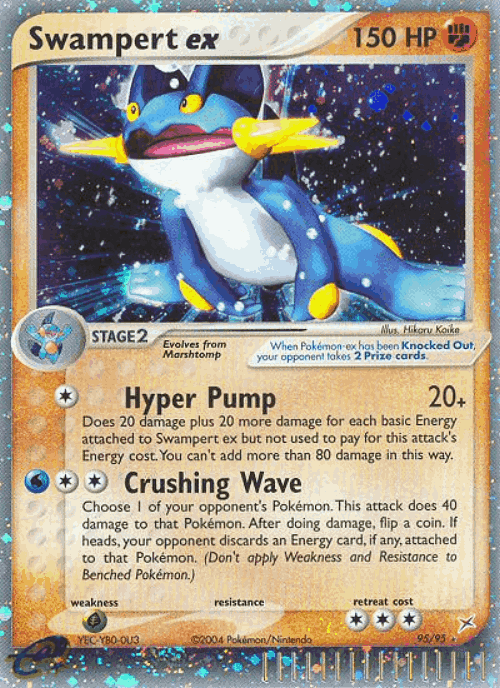 Swampert ex 95, Team Magma vs Team Aqua