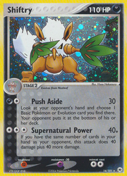 Shiftry Pokémon TCG card art