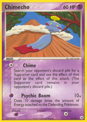 Chimecho Pokémon TCG card art