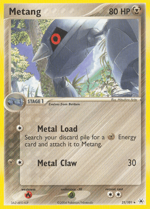 Metang #21 from Hidden Legends - Rare - Illustrated by Mitsuhiro Arita
