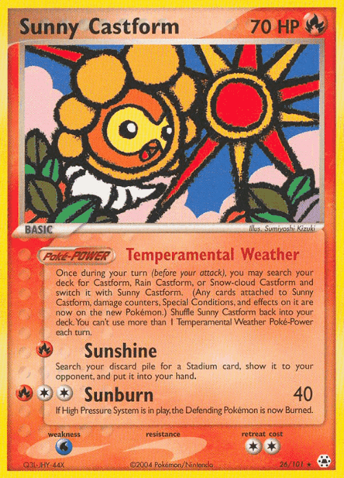Sunny Castform 26, Hidden Legends