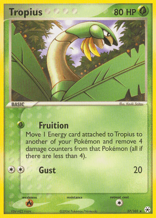 Tropius 27, Hidden Legends