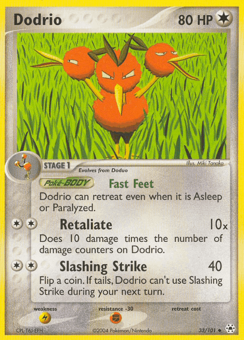Dodrio 33, Hidden Legends