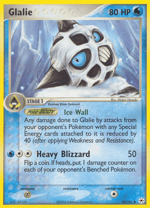 Glalie 34, Hidden Legends