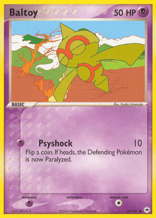 Baltoy 52, Hidden Legends