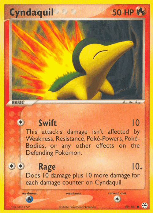 Cyndaquil 59, Hidden Legends