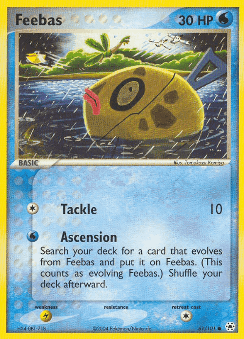 Feebas #61 from Hidden Legends - Common - Illustrated by Tomokazu Komiya