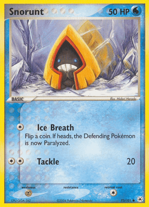 Snorunt 73, Hidden Legends