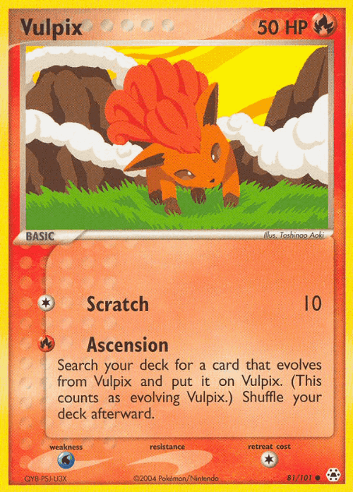 Vulpix 81, Hidden Legends