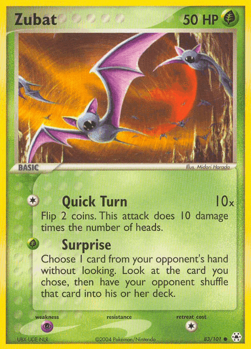 Zubat 83, Hidden Legends