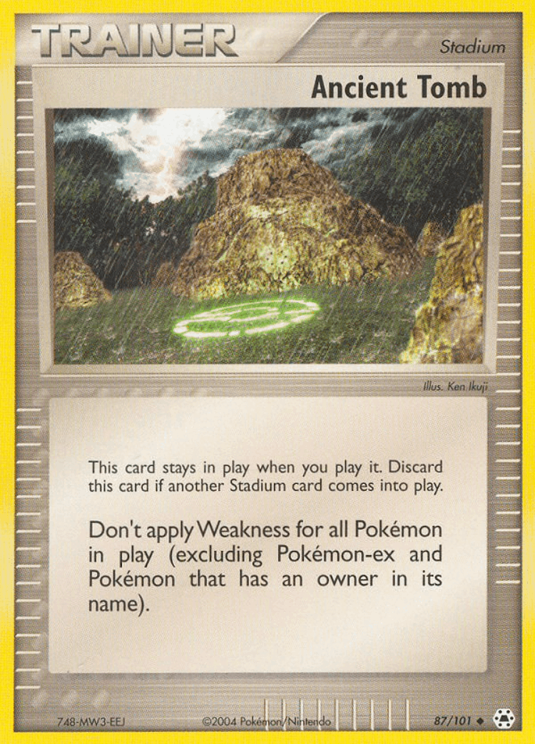 Ancient Tomb #87 from Hidden Legends - Uncommon - Illustrated by Ken Ikuji