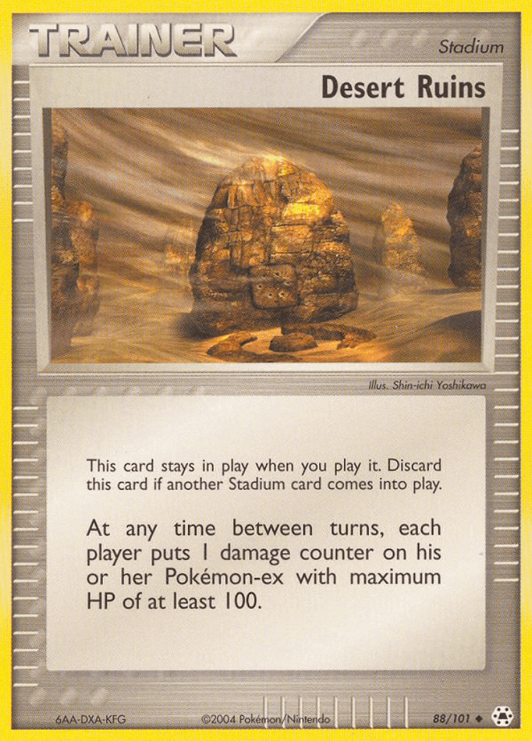 Desert Ruins #88 from Hidden Legends - Uncommon - Illustrated by Shin-ichi Yoshikawa