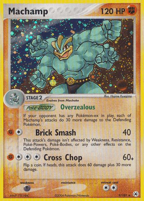 Machamp Pokémon TCG card art