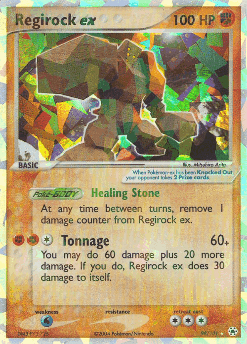 Regirock ex 98, Hidden Legends