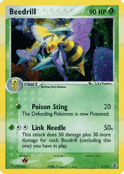 Beedrill Pokémon TCG card art