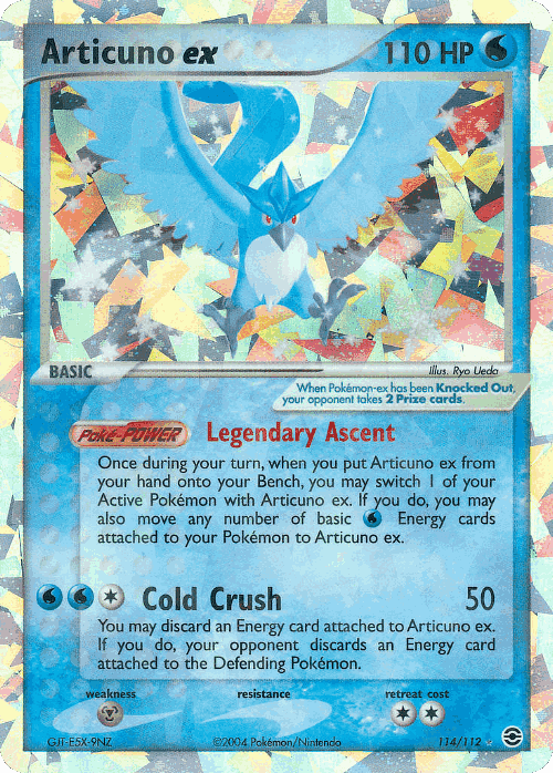 Articuno ex 114, FireRed & LeafGreen