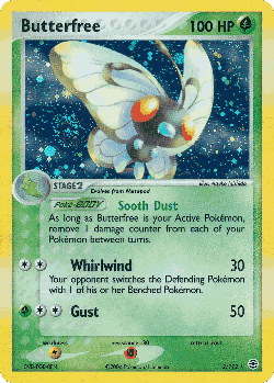 Butterfree Pokémon TCG card art