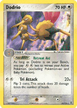 Dodrio Pokémon TCG card art