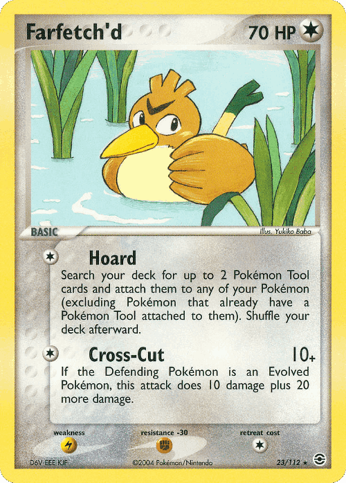 Farfetch'd Pokémon TCG card art